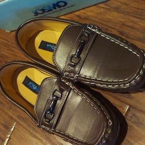 Boys Brown Dress Loafers Driving Shoes 4